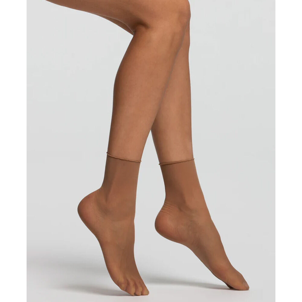 Pompea Calzino Velato 40 Denari Creme Caramel Taglia Unica 2 PZ - -