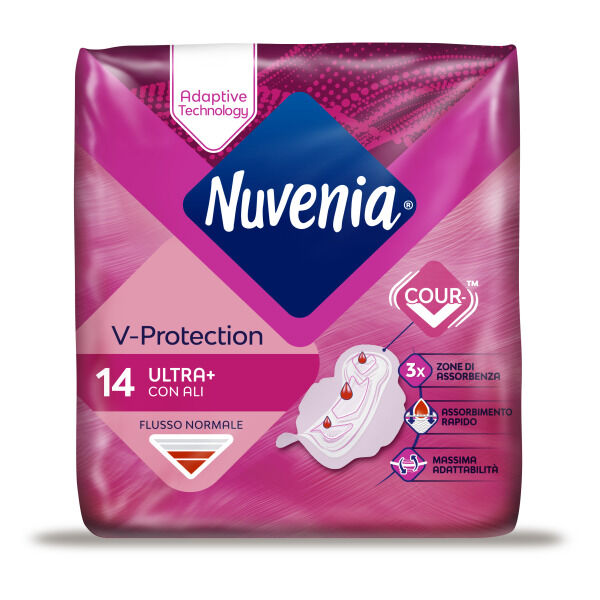 Nuvenia Ultra Sottile con Ali 14 Assorbenti - -