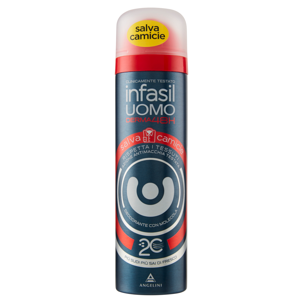 Infasil Uomo Derma48H Deospray Salva Camicie 150 ml, , large