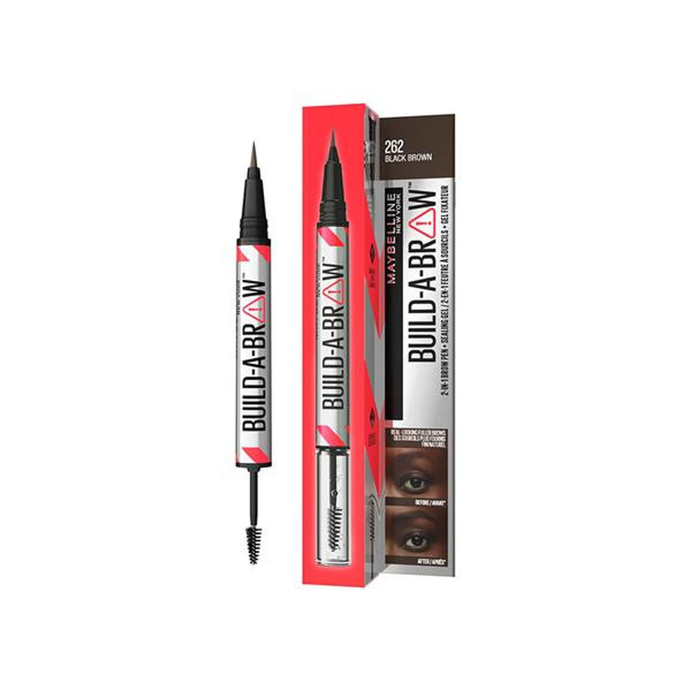 Maybelline Build-A-Brow Penna Sopracciglia e Gel Fissante N.262, , large