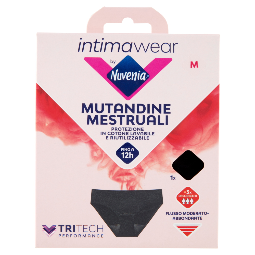 Intimawear by Nuvenia Mutandine Mestruali M Nero, , large