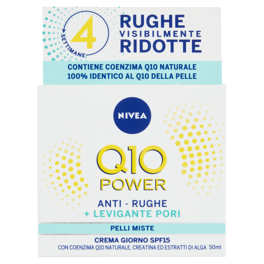 Nivea Q10 Anti-Rughe Minimizzante Pori Crema Giorno SPF 15 50 ml - -