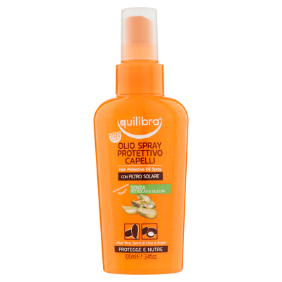 Equilibra Olio Spray Protettivo Capelli con Filtro Solare 100 ml