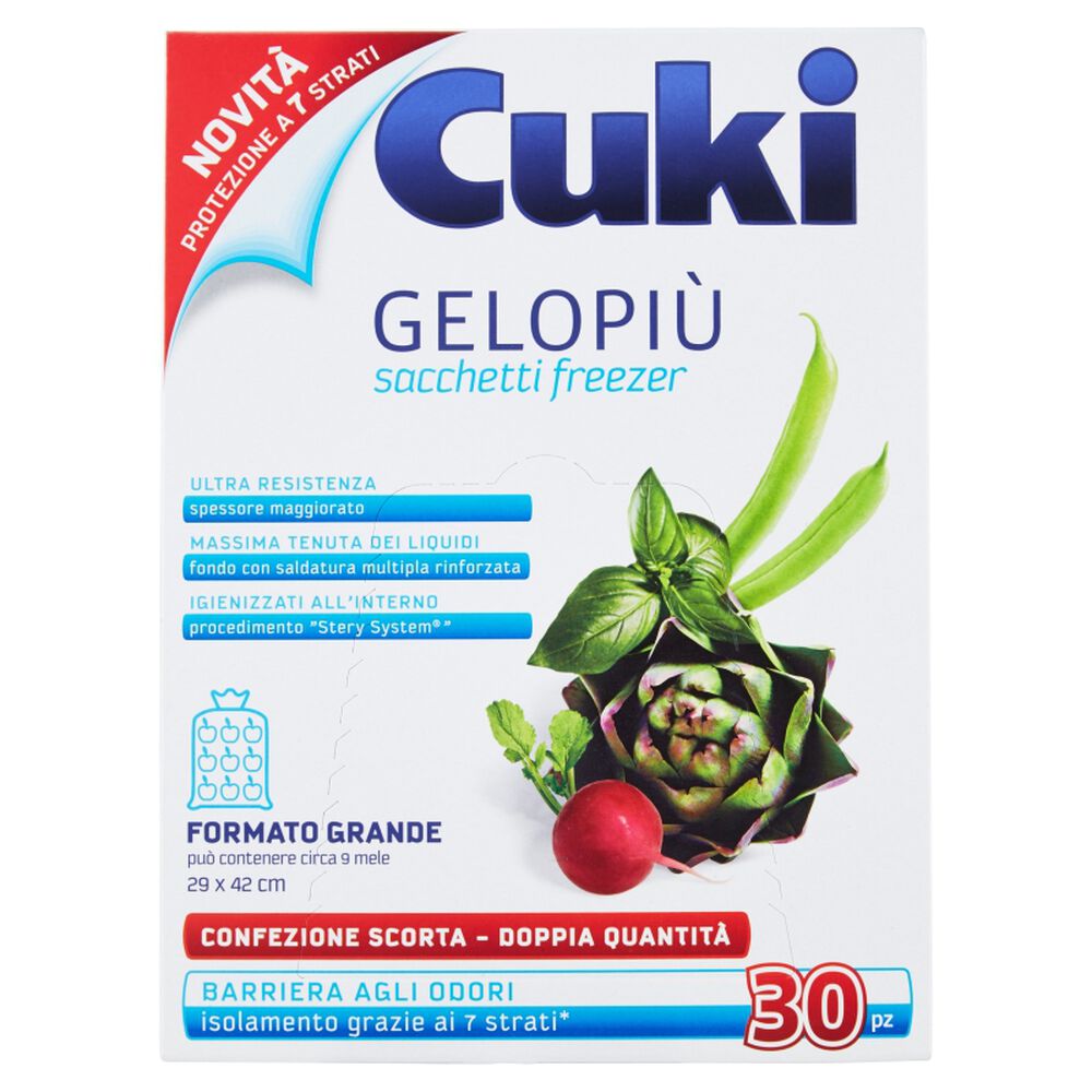 Cuki Gelopiù 29x42 cm 30 Sacchetti, , large