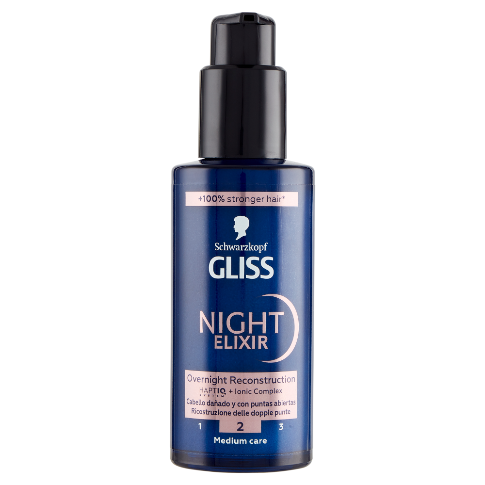 Gliss Night Elisir Siero Ricostruzione Notturna 100 ml - -
