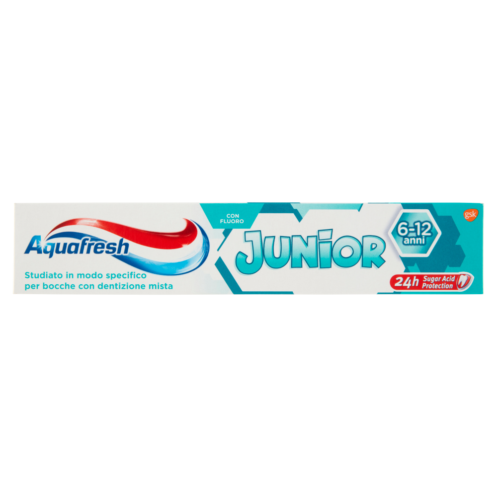 Aquafresh Junior 6-12 anni Dentifricio 75 ml, , large