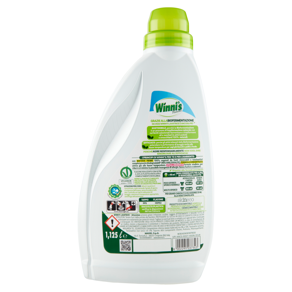 Winni's Naturel Lavatrice Aleppo e Verbena 25 Lavaggi 1125ml, , large