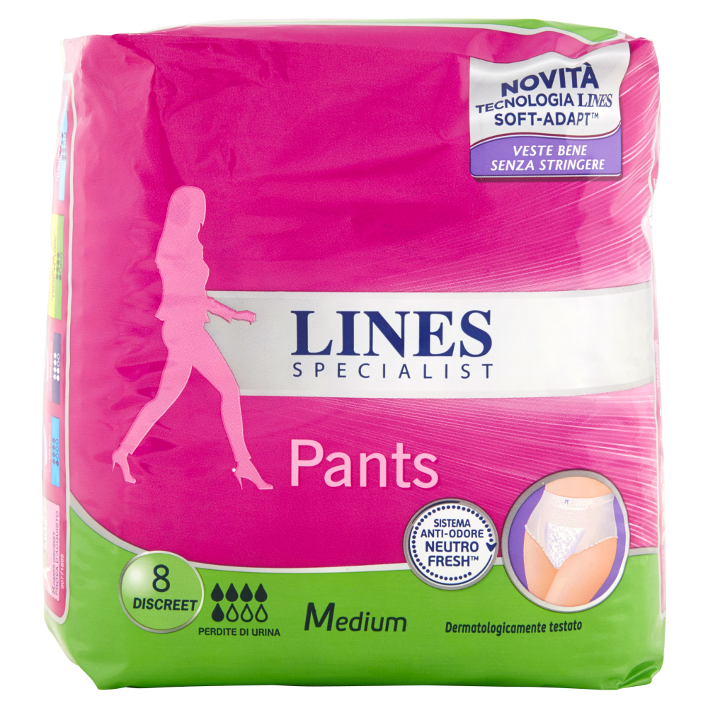 Lines Specialist Discreet Medium 8 Pezzi, , large