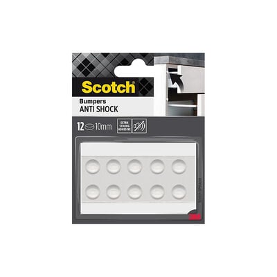 Scotch Paracolpi Tondi 10mm 12 Pezzi	