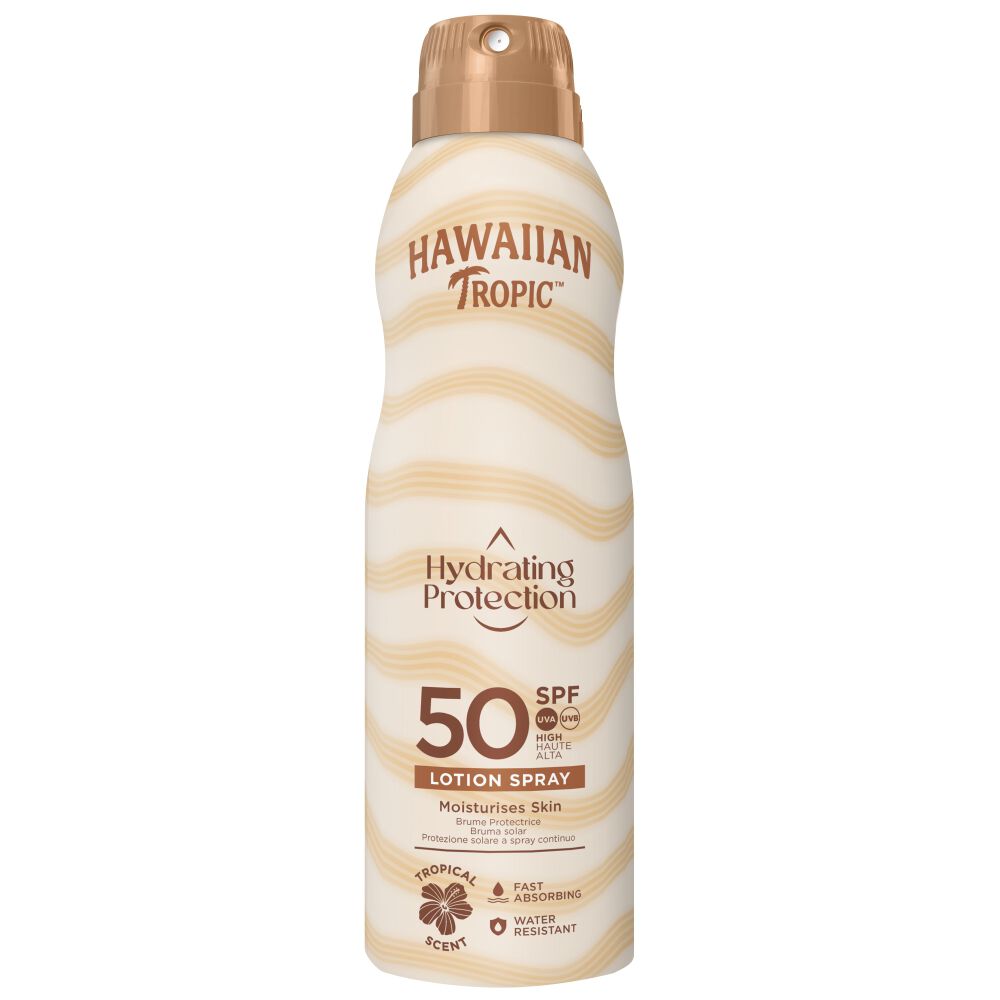 Hawaiian Tropic Hydrating Protection Spray SPF50 &ndash; 220 ml	, , large