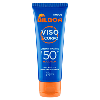 Bilboa Travel Viso & Corpo Crema Solare Spf 50+ 75 ml