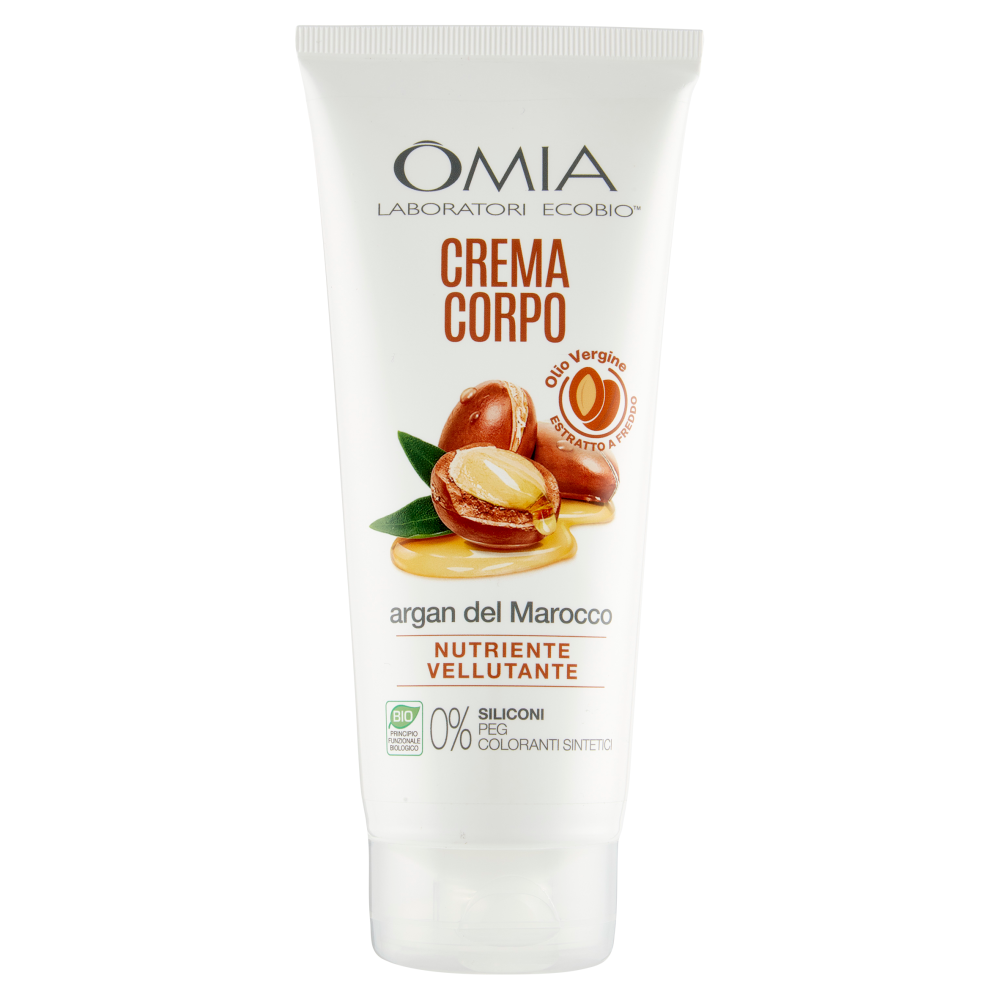 Omia Ecobiologico Crema Corpo Olio Argan 200 ml, , large