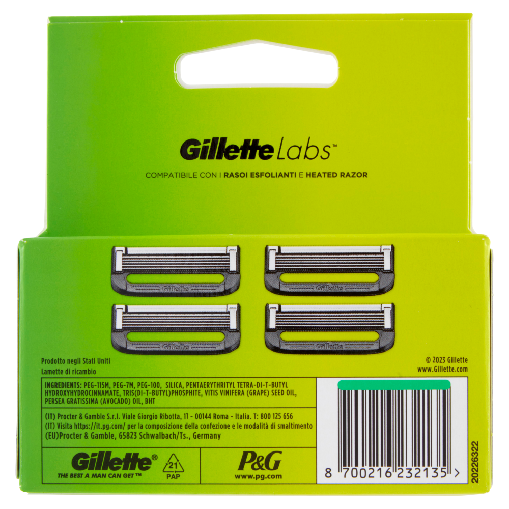 Gillette Labs Ricariche x4	, , large