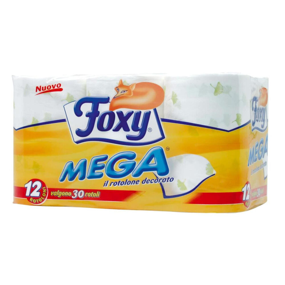 Foxy Igienica Mega 12 Rotoloni, , large