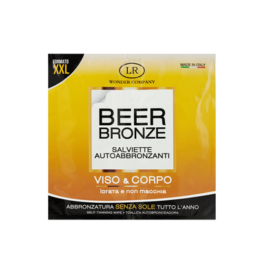 Beer Bronze Salviette Autoabbronzanti 2 Pezzi
