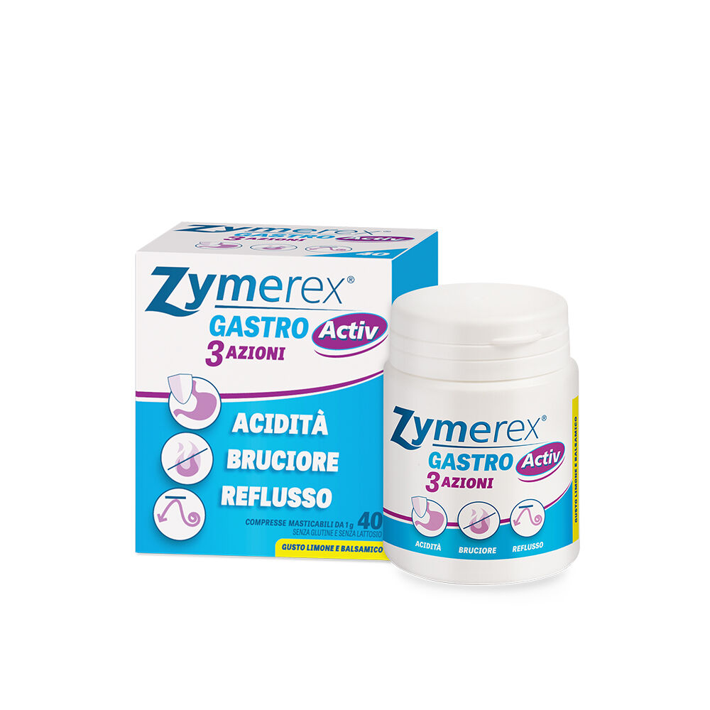 Zymerex Gastro Activ 3 Azioni 40 Compresse Masticabili, , large