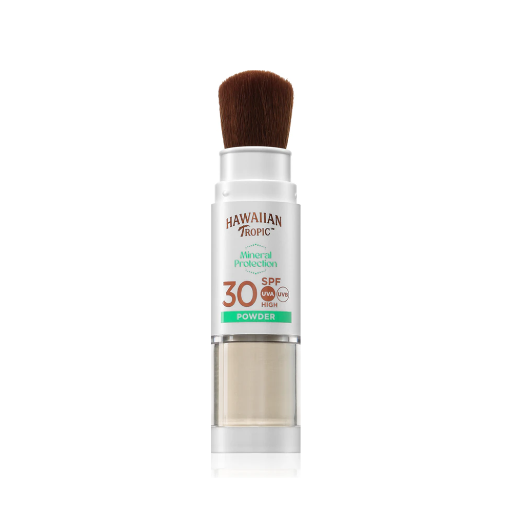 Hawaiian Tropic Mineral Protection Powder Brush SPF30 - -