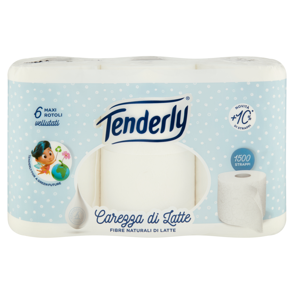 Tenderly Carezza di Latte 6 Rotoli, , large