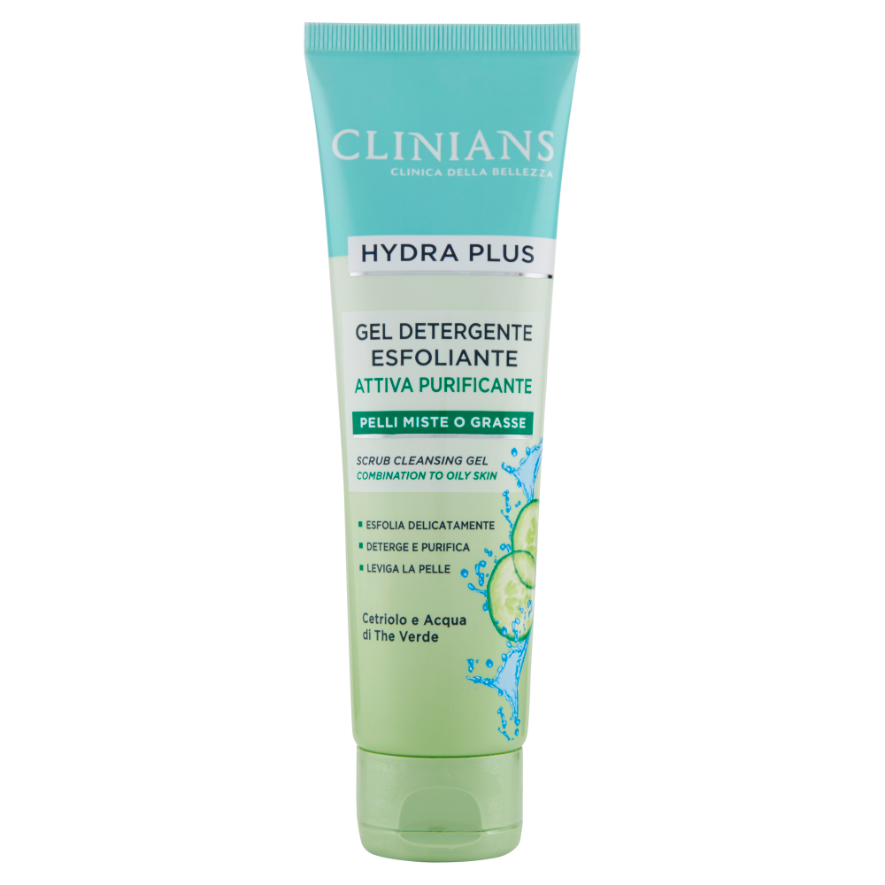 Clinians Hydra Plus T Gel Detergente Esfoliante 150ml, , large