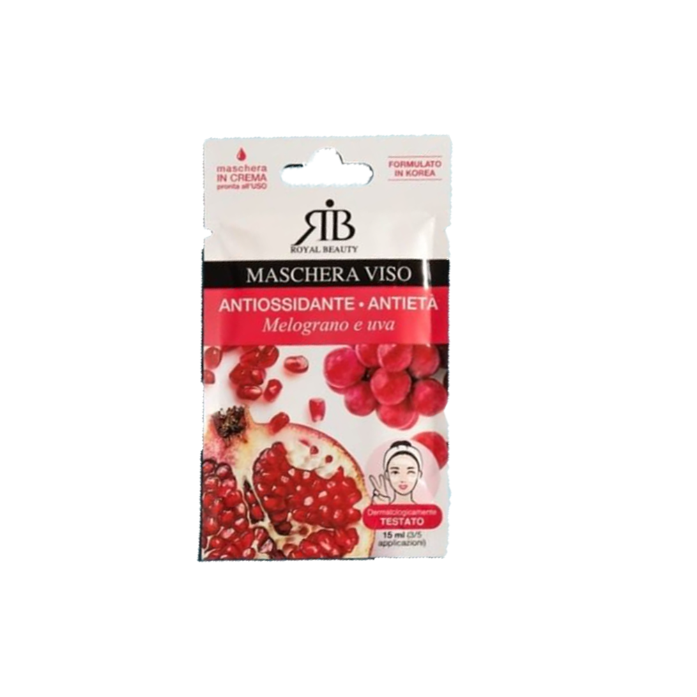 Maschera Viso Melograno e Uva, , large