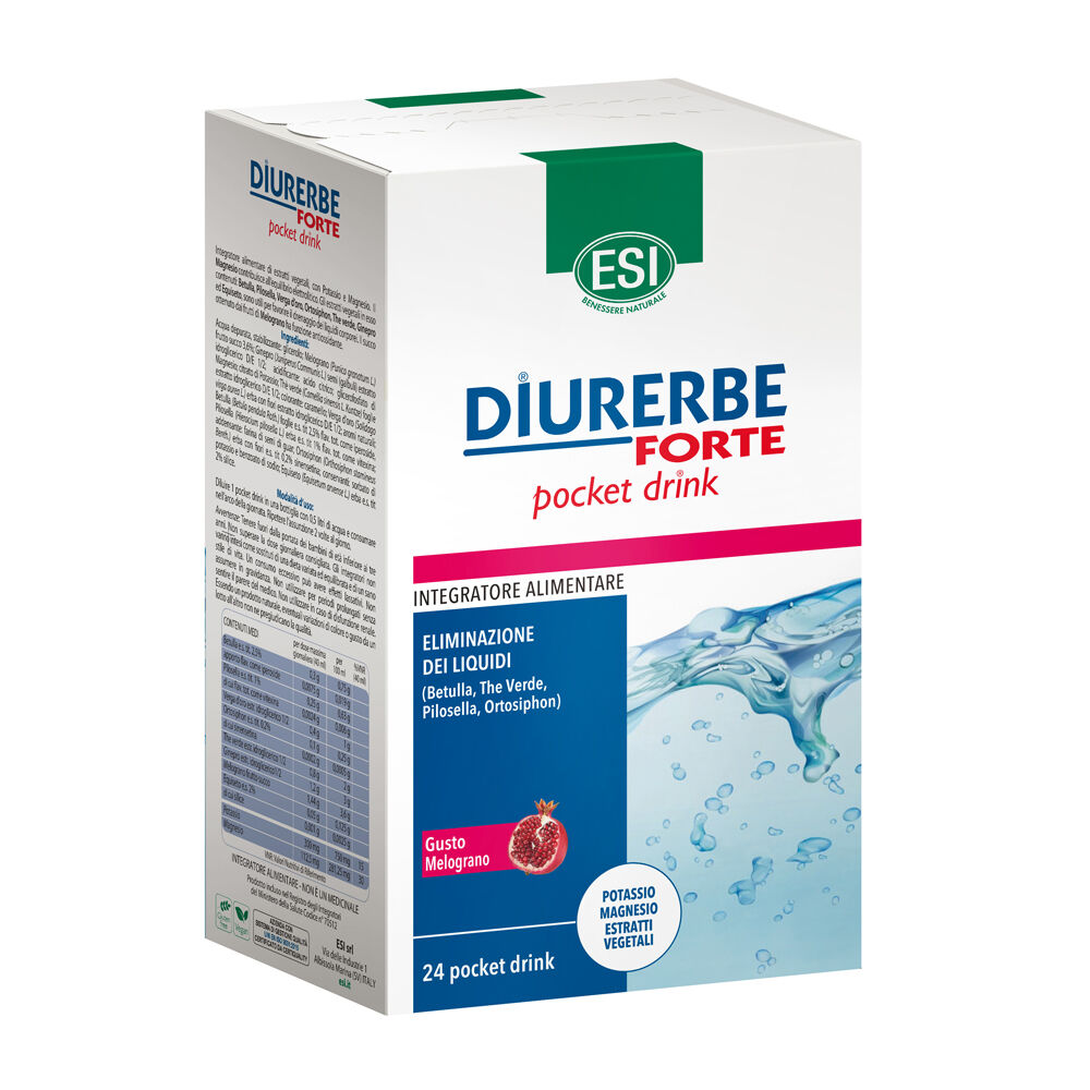 Diurerbe Forte 24 Pocket Drink Gusto Melograno - --image