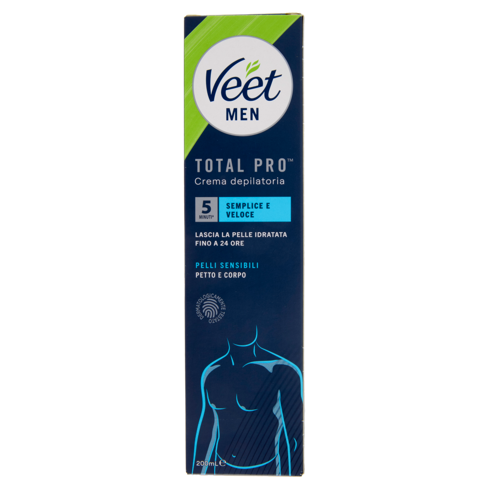 Veet Men Crema Depilatoria Pelli Sensibili 200ml	, , large