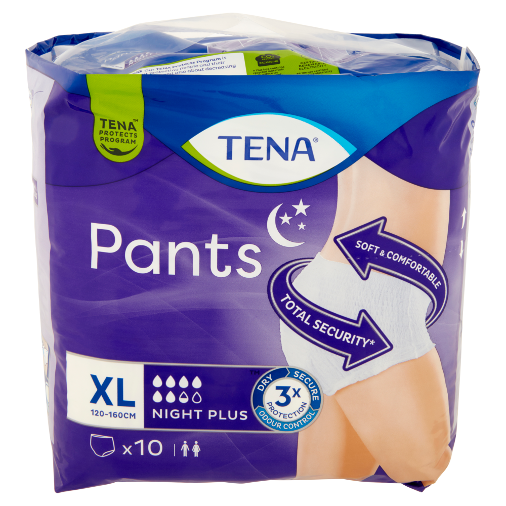 Tena Pants Plus Night XL 10Pz - - - Immagine 1