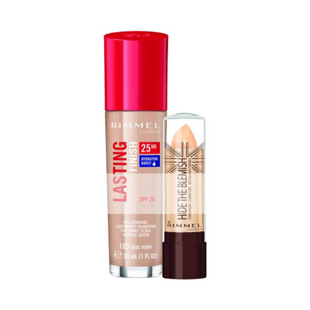 Rimmel Lasting Finisch 25h Fondotinta + Correttore n.103 Soft Honey - -