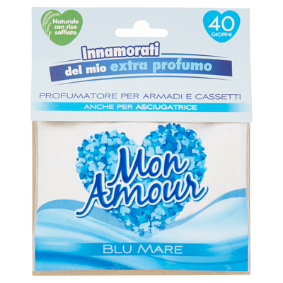 Mon Amour Blu Mare Profumatore per Armadi e Cassetti 12 g