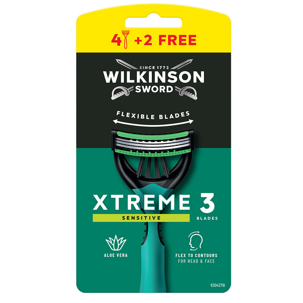 Wilkinson Sword Xtreme3 sensitive 4+2 - -