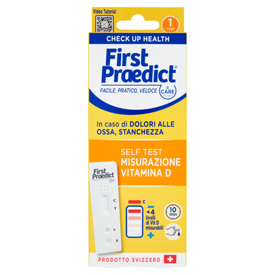First Praedict Care for you Self Test Misurazione Vitamina D