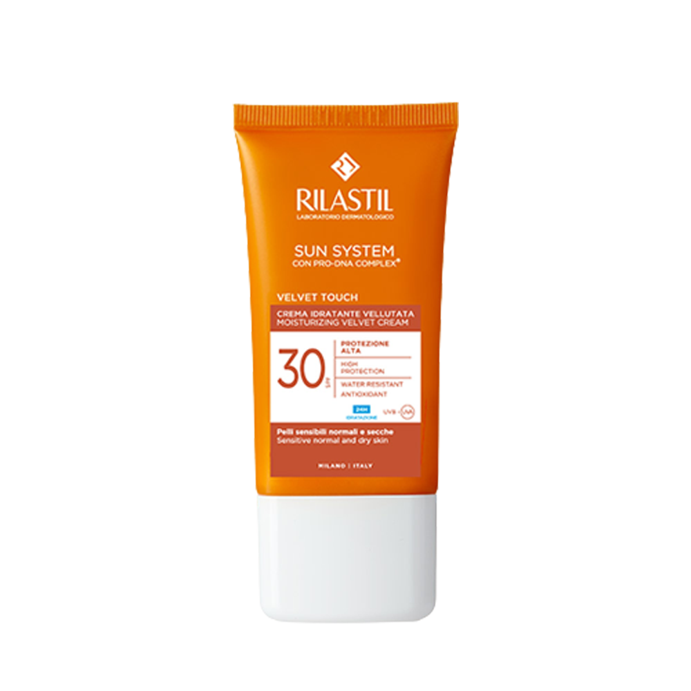 Rilastil Sun System Velvet Touch SPF 30 Crema 50 ml, , large