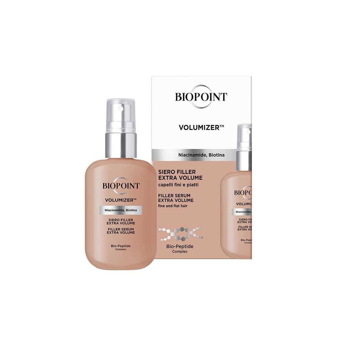 Biopoint Volumizer Siero Filler Extra Volume Per Capelli Fini E Piatti 50 Ml - Immagine 3