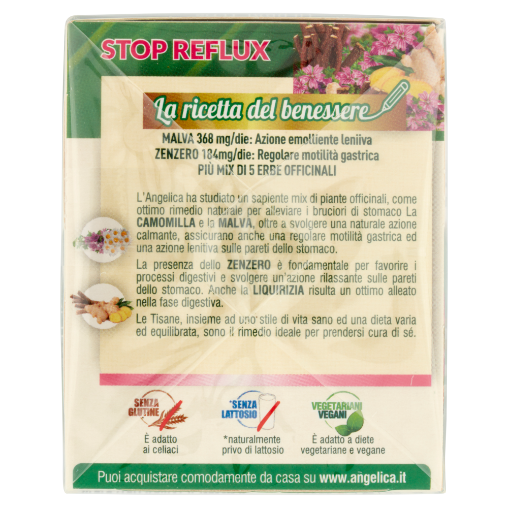 L'Angelica Le Tisane Nutraceutica Stop Reflux 20 Filtri, , large