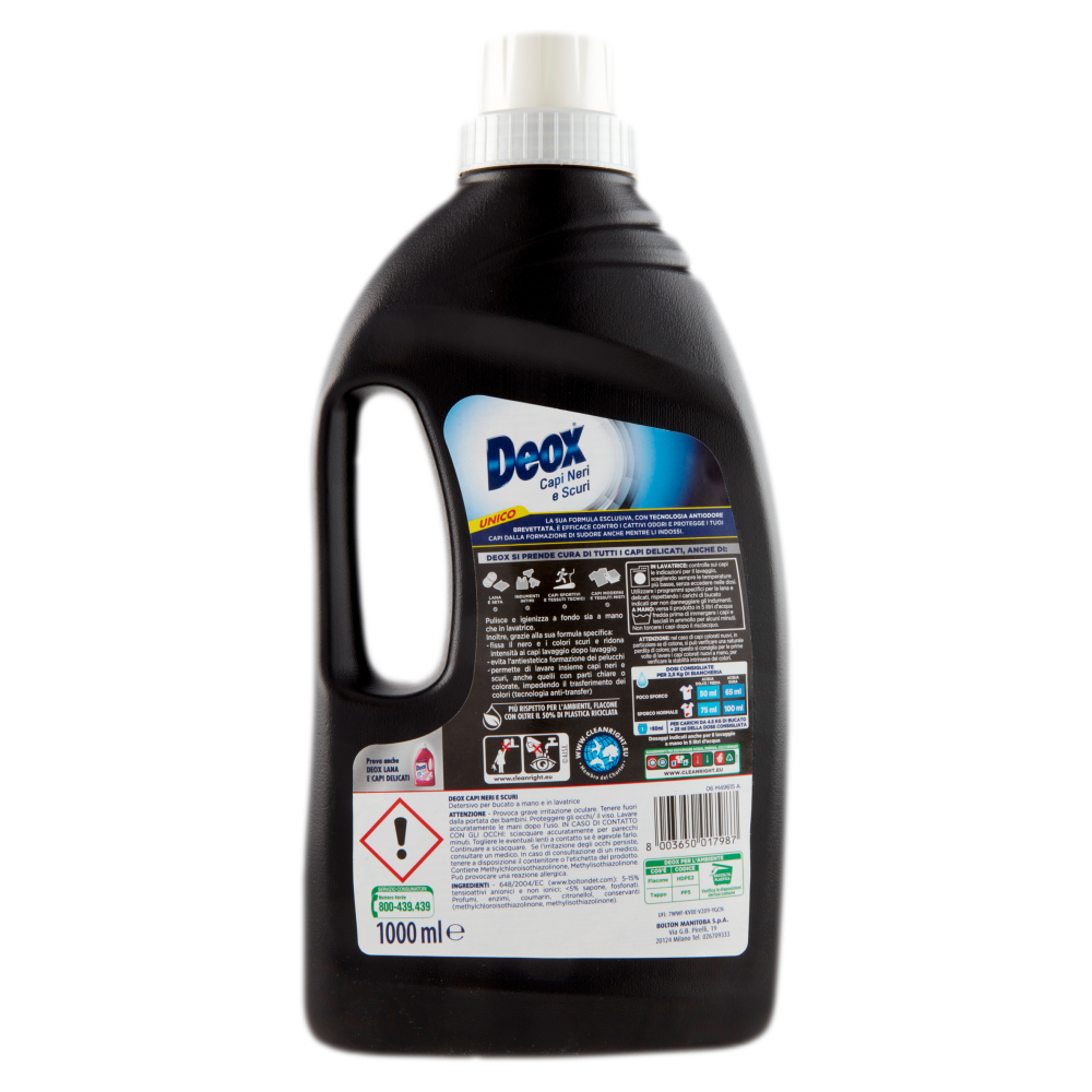 Deox Capi Neri e Scuri Tecnologia Anti-Transfer 20 Lavaggi, , large