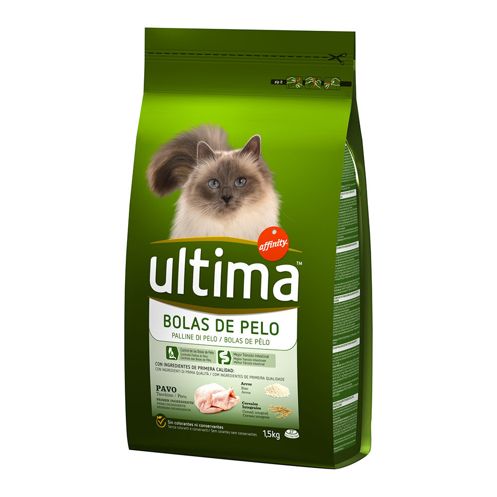 Ultima Cat Palline di Pelo Tacchino 1,5 kg - -