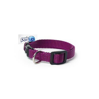 Petup Collare Nylon a Sgancio Viola 15 mm