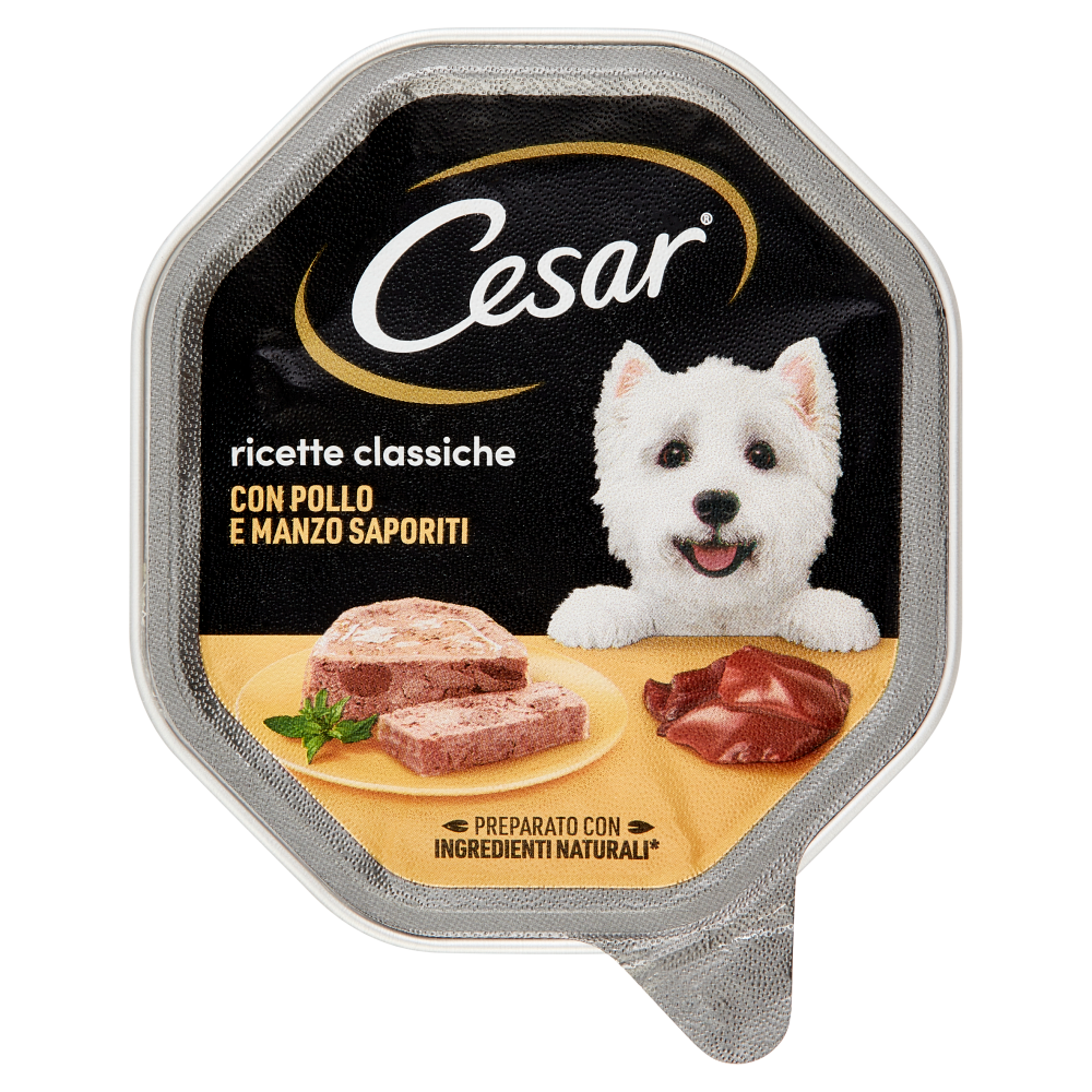 Cesar Dog Ricette Classiche Pollo e Manzo 150 gr - -