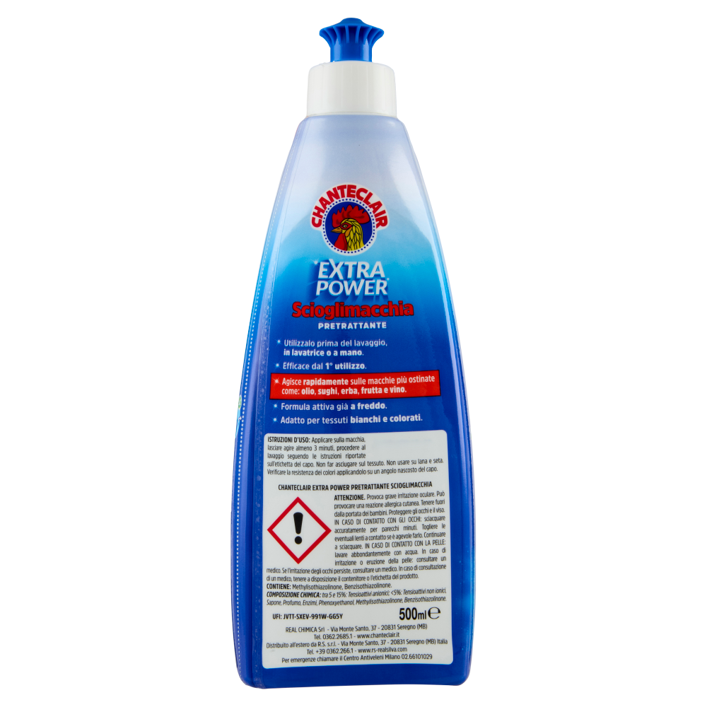 Chanteclair Extra Power Scioglimacchia Smacchiatore Pretrattante 500ml, , large