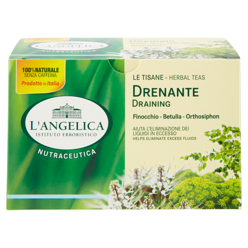 L'Angelica Nutraceutica le Tisane Drenante 20 Filtri 35 g, , large