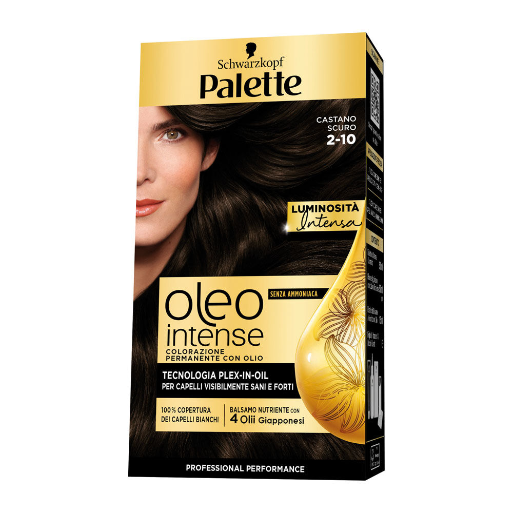 Palette Oleo Intense Colorazione Castano Scuro N.2.10 - -