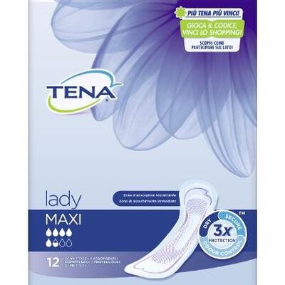 Tena Discreet Maxi 12 - assorbenti plus,  Tena Discreet Maxi 12 - assorbenti plus