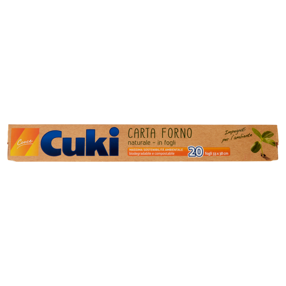Cuki Cuoce Carta Forno Naturale 20 Fogli, , large