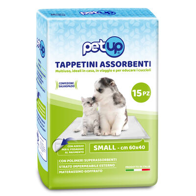 Petup Tappetini Assorbenti  40x60 cm 15 Pezzi