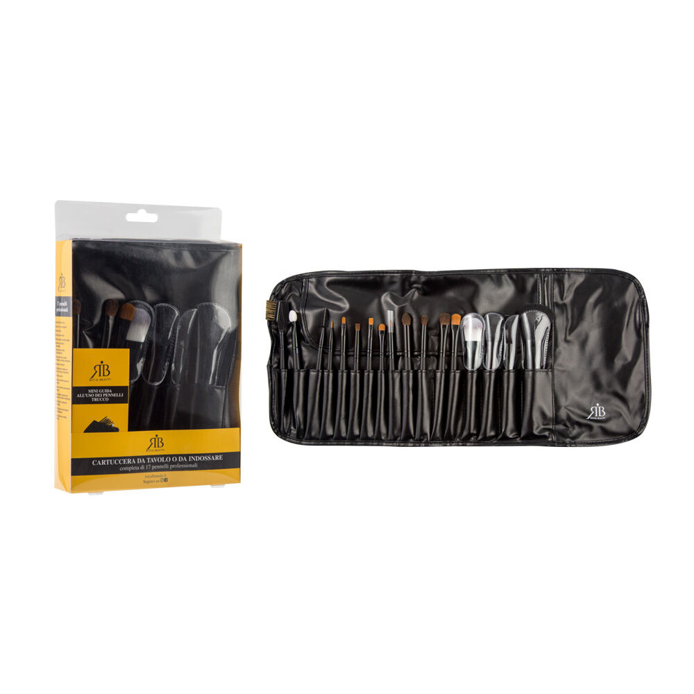 Royal Beauty Set 17 Pennelli Cartucciera, , large