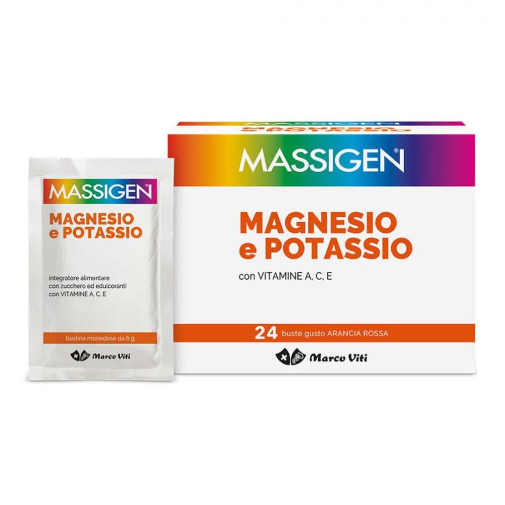 Massigen Magnesio Potassio 24 Bustine, , large