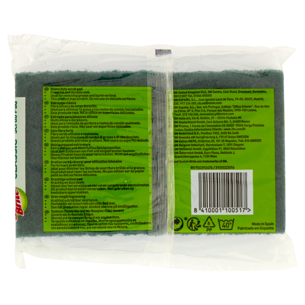 Scotch Brite Solofibra Forte 2+1 pezzi, , large