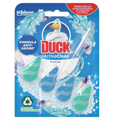 Duck Active Clean - Tavoletta Igienizzante WC, Fragranze Miste Marine e Pino 38,6 g