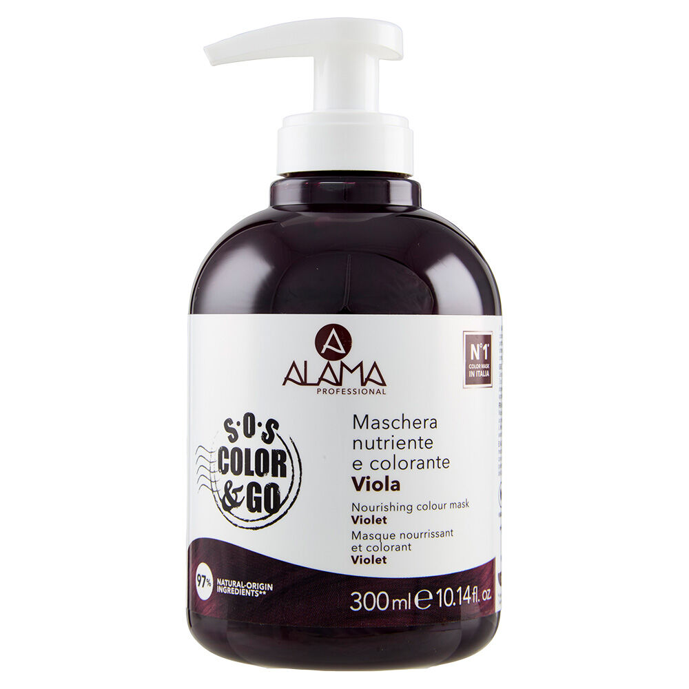 Alama Maschera Colorante Per Capelli Viola 300ml, , large