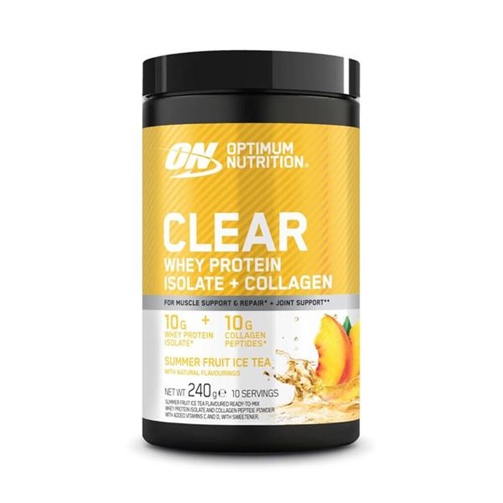 Optimum Nutrition Whey Collagen Summer Fruit Tea 240 g, , large